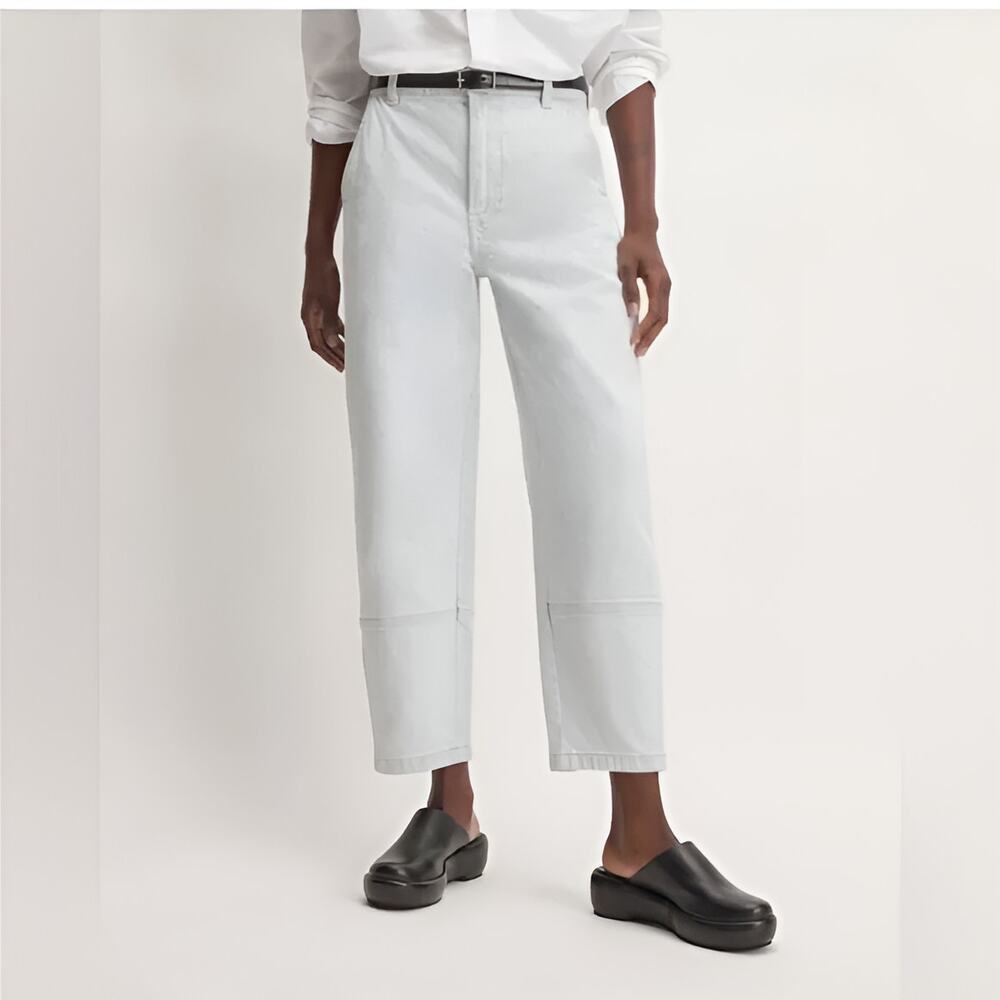 Everlane Ice Blue Barrel leg Pants